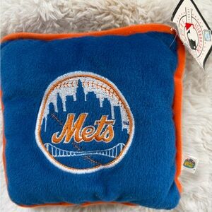 League Blue and Orange Mets  Plush Pillow